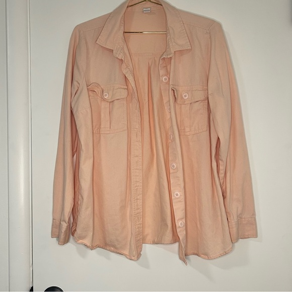 Old Navy Tops - Pink Old Navy Denim Shirt